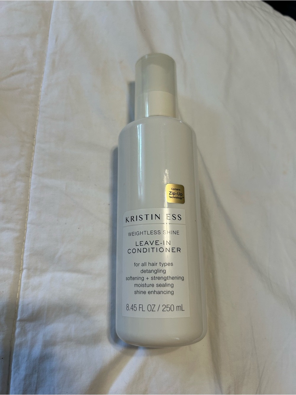 Kristin Ess Weightless Shine Leave-In Conditioner - White Bottle